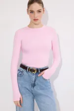 BODY À MANCHES LONGUES ET À MI-CHEVEUX