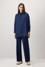 CHEMISE EN CRÊPE SURDIMENSIONNÉE