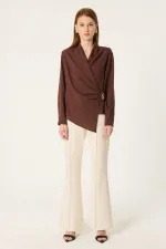 DRAPED BLOUSE DRAPED BLOUSE