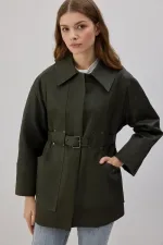 WAXED FINISHED BELTED JACKET WAXED FINISHED BELTED JACKET