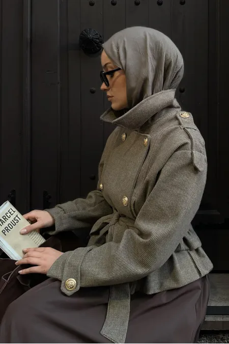 DOUBLE-BREASTED CASHMERE COAT DOUBLE-BREASTED CASHMERE COAT