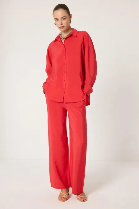 ENSEMBLE CHEMISE ET PANTALON EN MODAL