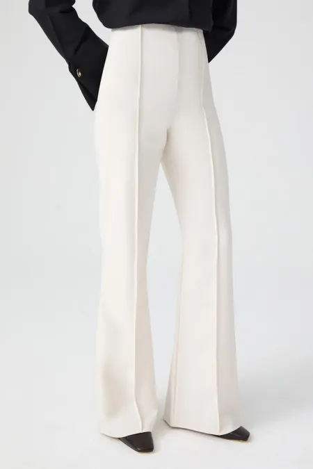RIBBED CREPE PANTS RIBBED CREPE PANTS
