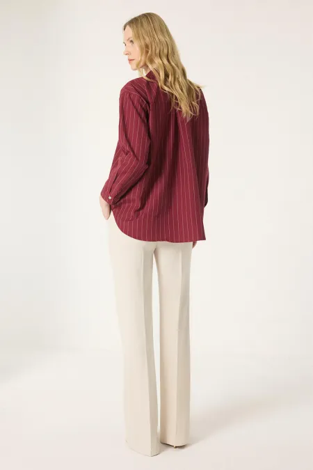 CHEMISE BASIQUE À RAYURES