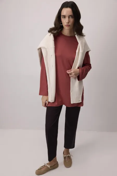 T-Sleeve Viscose Tunic
