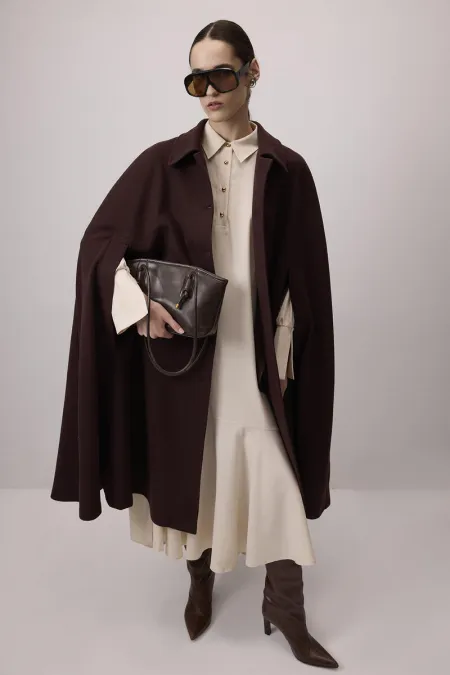 Poncho Cashmere Coat Poncho Cashmere Coat