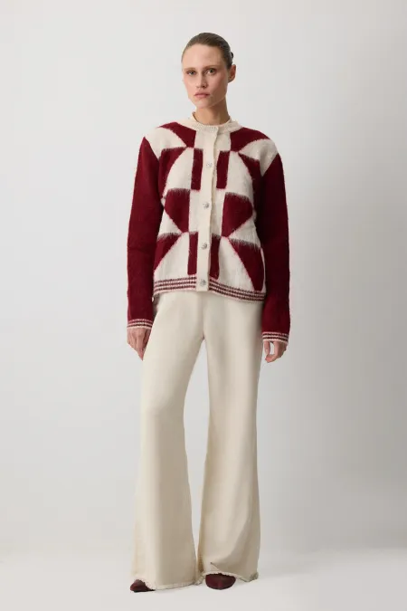 CARDIGAN TRICOT À COULEURS UNIES