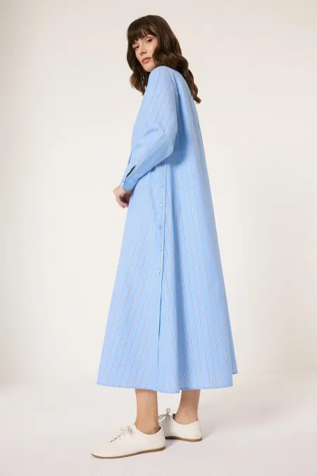 ROBE CHEMISE À RAYURES