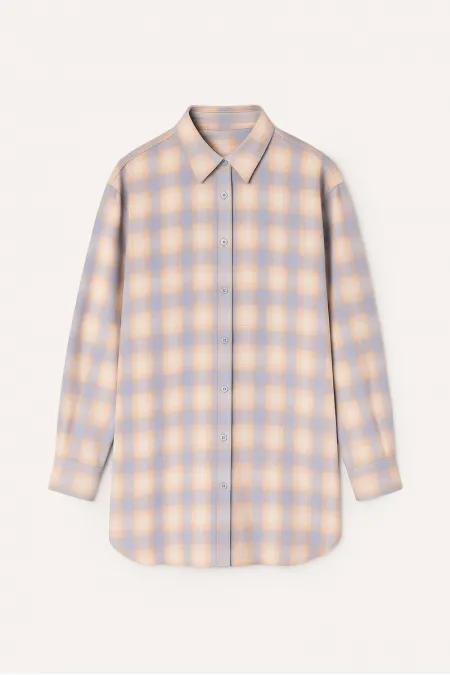 CHEMISE EN COTON À CARREAUX