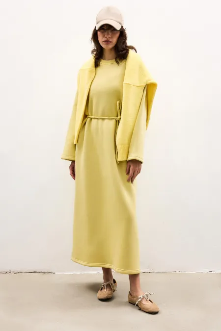 REGLAN KOL ÖRME ELBİSE