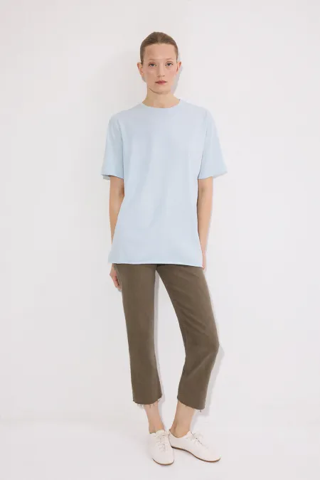 T-SHIRT BASIQUE À MANCHES COURTES