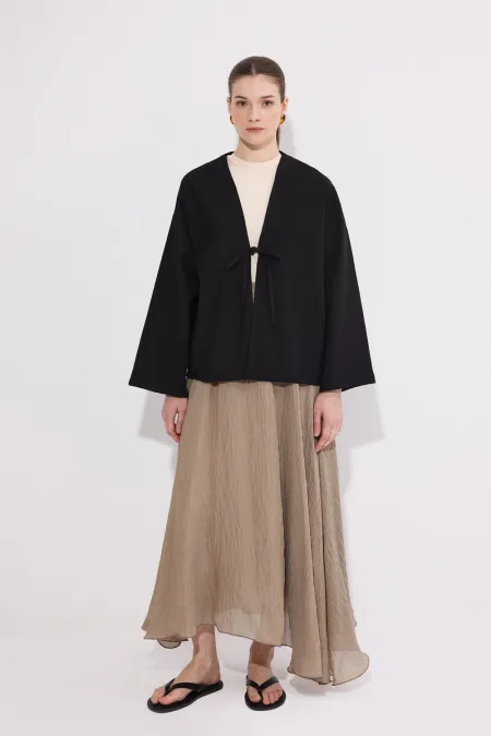 ÖNDEN BAĞLAMALI KİMONO