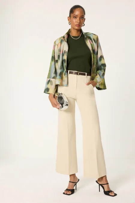 PANTALON DÉCONTRACTÉ TAILLE HAUTE