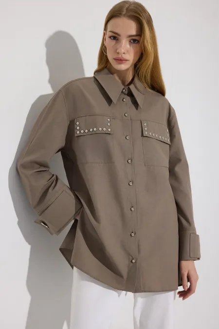 CHEMISE EN POPLINE TROKLU