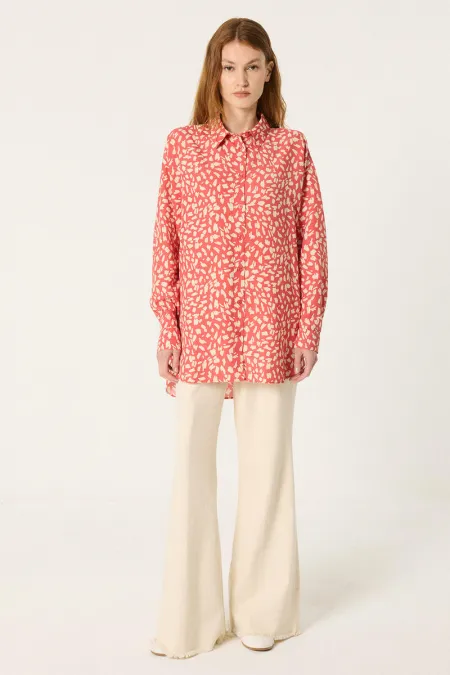 PATTERNED VISCOSE SHIRT PATTERNED VISCOSE SHIRT