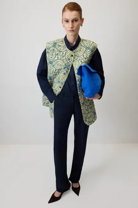 DESENLİ KAPİTONE YELEK