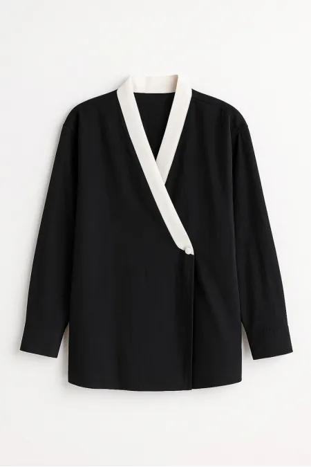 CROSS-BREASTED BREAST KIMONO CROSS-BREASTED BREAST KIMONO