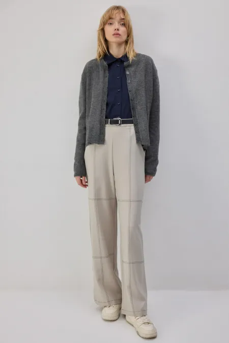 KONTRAST DİKİŞLİ PANTOLON