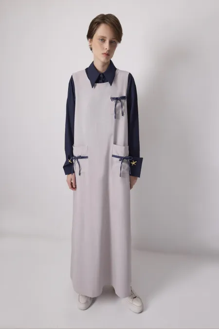 FİYONK DETAYLI KETEN JİLE