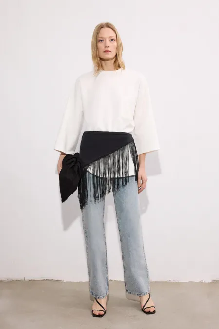 KNITTED TUNIC WITH POCKETS