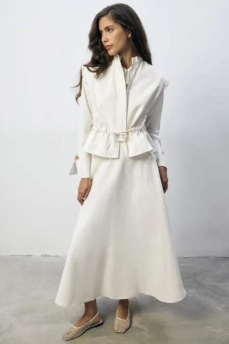 100% COTTON VEST AND SKIRT SET