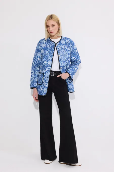 VESTE MATELASSÉE À MOTIFS