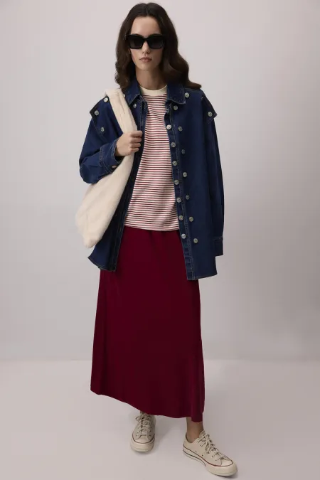 BELİ LASTİKLİ BASIC ETEK