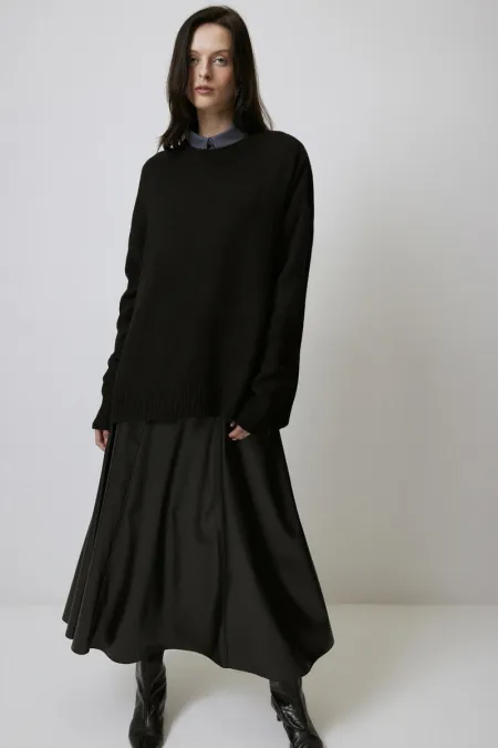 PULL OVERSize DE COULEUR UNI