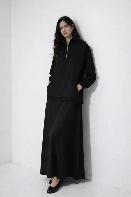 DRESS WITH POCKETS AND ZIPPER