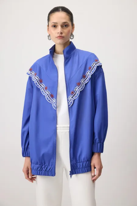 EMBROIDERED RAINCOAT EMBROIDERED RAINCOAT