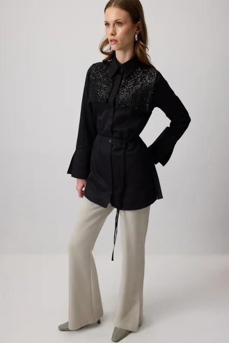 SEQUINED SHIRT