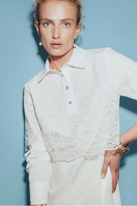 LACE DETAIL TUNIC LACE DETAIL TUNIC