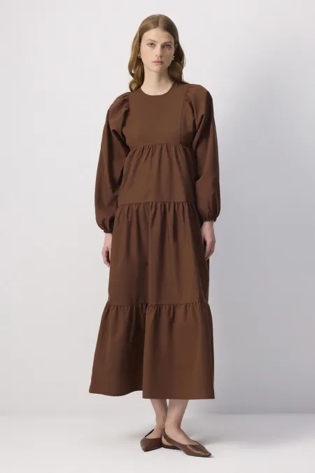 Robe froncée 100% lin