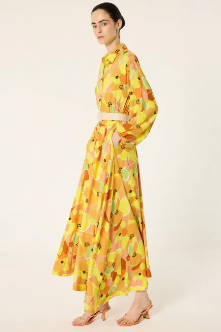 RELAX FIT PATTERNED DRESS RELAX FIT PATTERNED DRESS