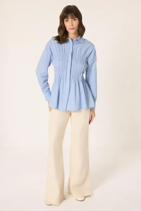 CHEMISE EN POPLIN À DÉTAILS GIPE