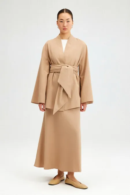 TUNIC WITH FRONT BELT TUNIC WITH FRONT BELT
