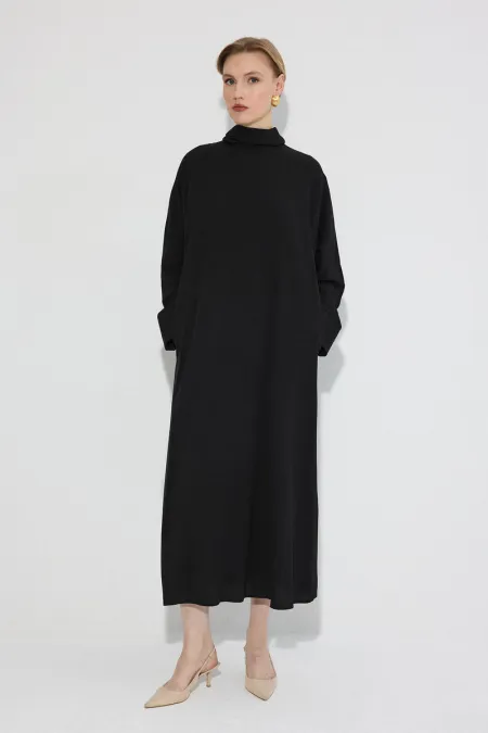 ROBE FROISSÉE EN VISCOSE