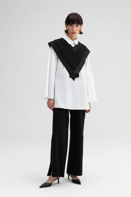 COLLARED SHIRT TUNIC