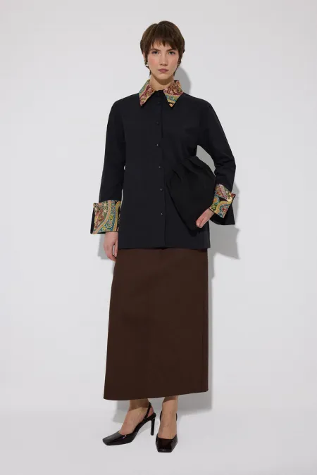 CHEMISE À MOTIFS ETHNIQUES