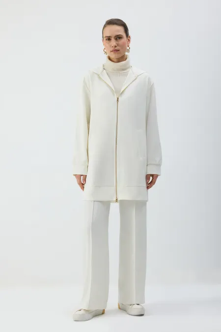 FERMUARLI KAPÜŞONLU CEKET