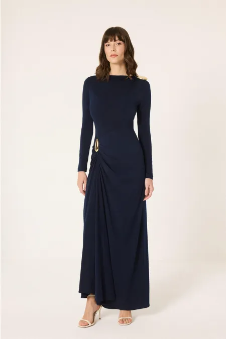 ROBE MAXI À BOUCLE