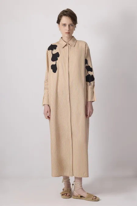 EMBROIDERED SHIRT DRESS