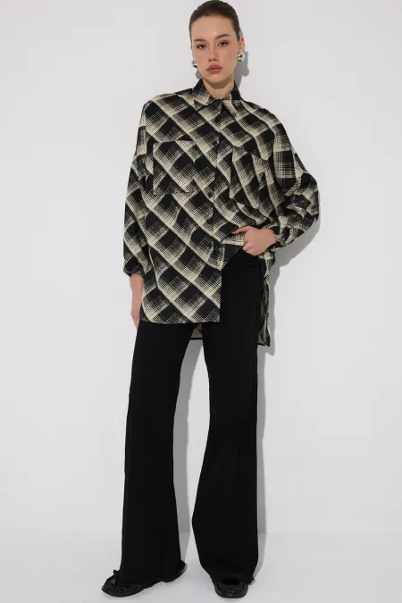 CHEMISE JACQUARD À PAILLETTES