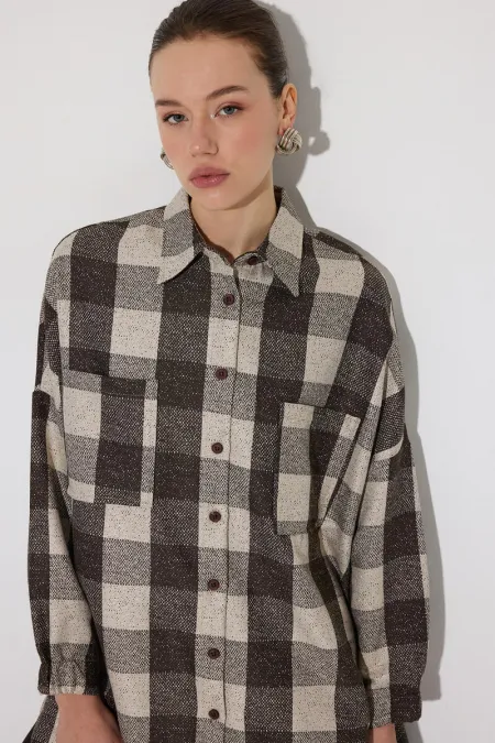 CHEMISE SURDIMENSIONNÉE À PAILLETTES