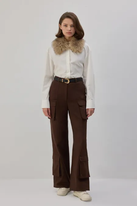 GABARDİN KARGO PANTOLON