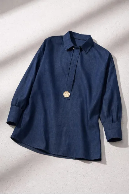 SHIRT COLLAR TUNIC