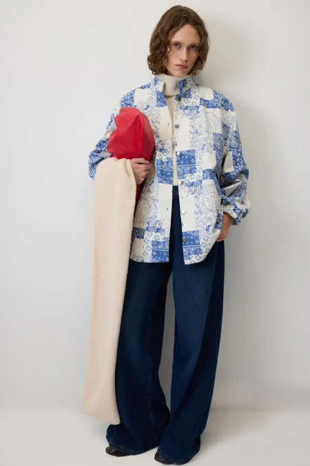 Shawl Pattern Bomber Jacket Shawl Pattern Bomber Jacket