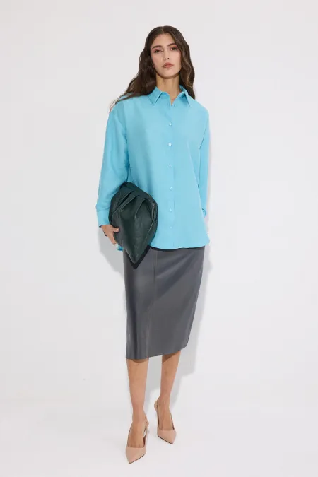 CHEMISE BASIQUE SURDIMENSIONNÉE