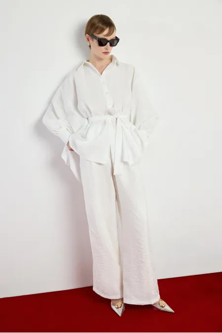 BATWING SLEEVE BRUSH SHIRT