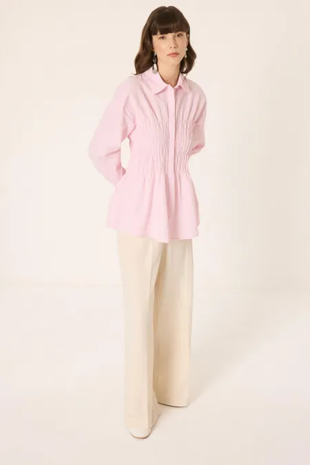 CHEMISE EN POPLIN À DÉTAILS GIPE